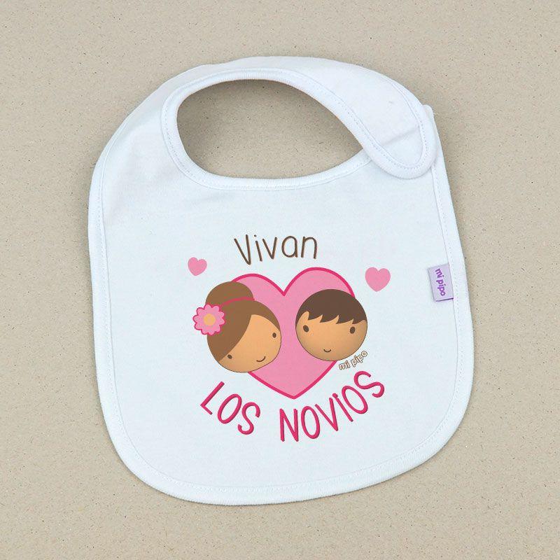 Babero Vivan los novios - Nanetes #