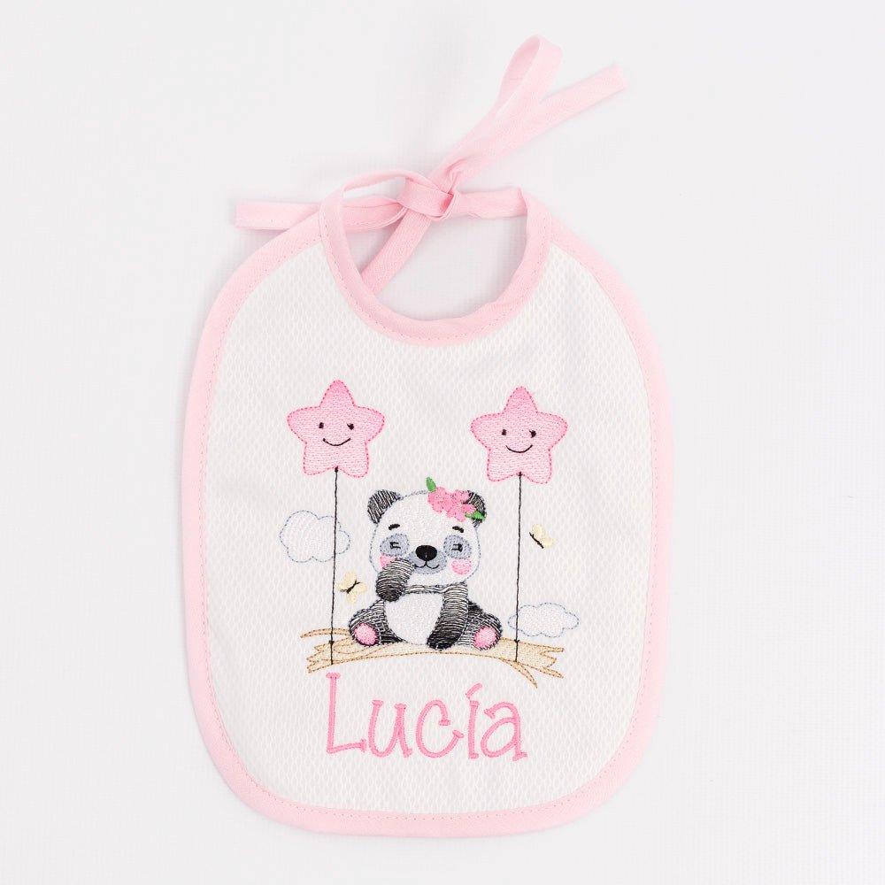 Baberito bebe Panda Personalizado Nanetes - Nanetes #