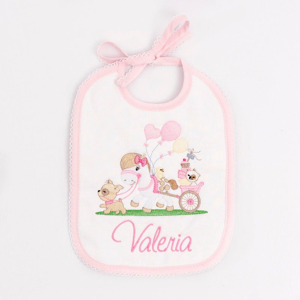 Baberito bebe Personalizado Caballito Nanetes - Nanetes #