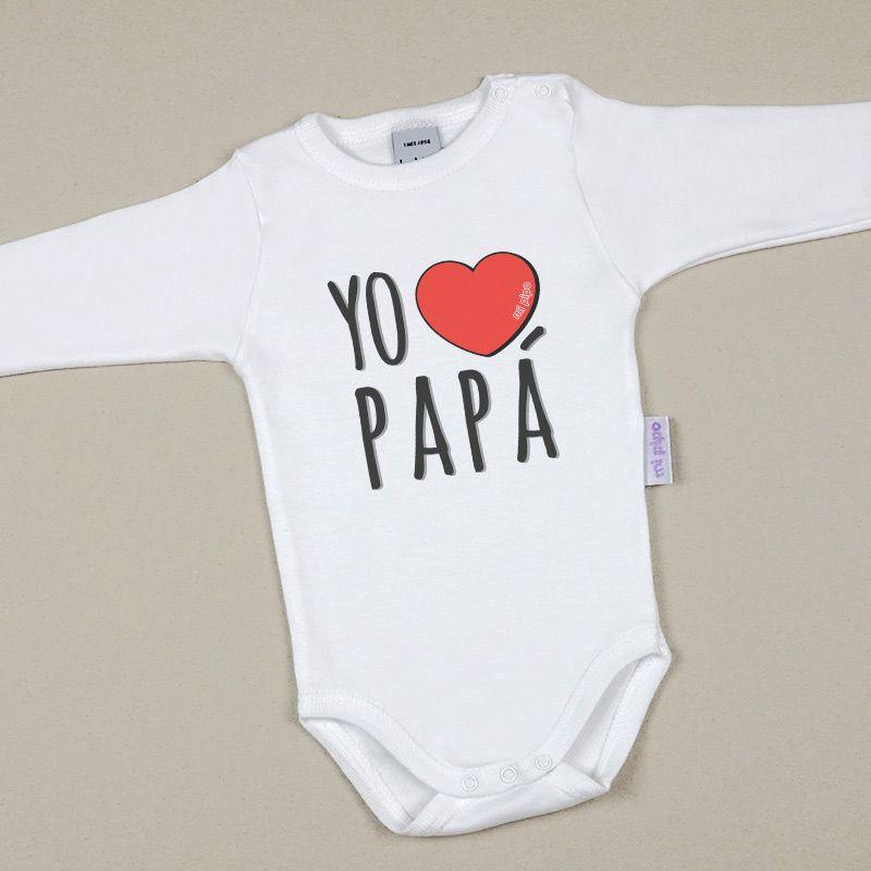 Body para Bebé Yo Love Papá Mi Pipo - Nanetes #