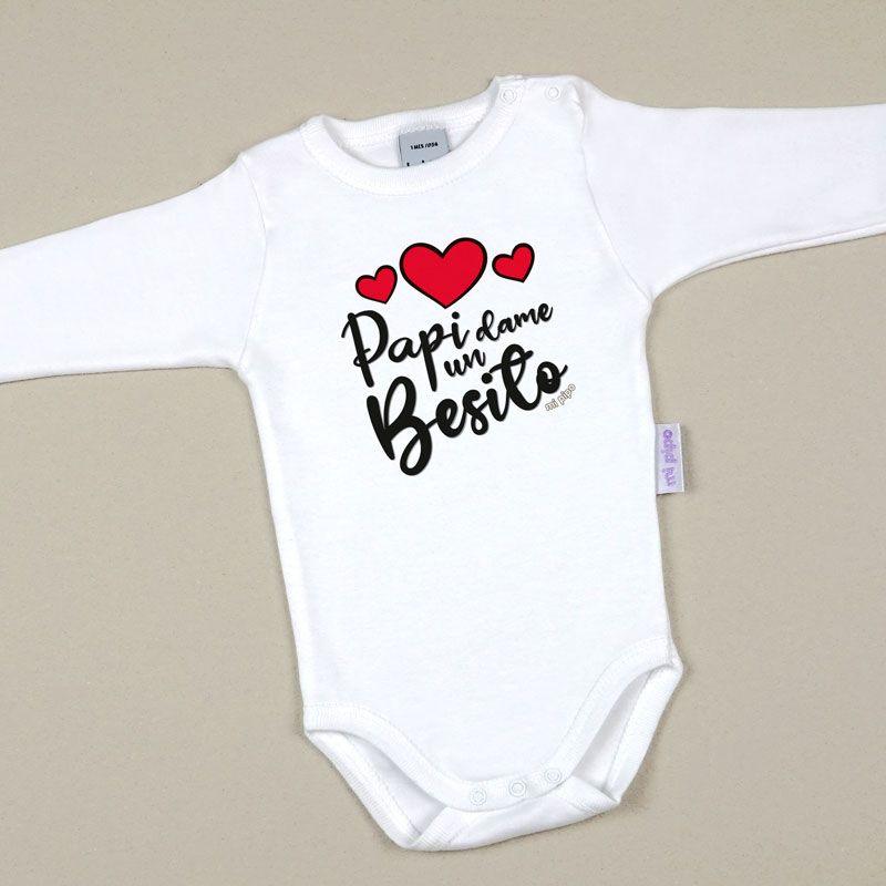 Body Bebé papi dame un besito Mi Pipo - Nanetes #