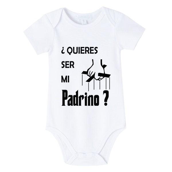 Body Bebe Quieres ser mi padrino - Nanetes #
