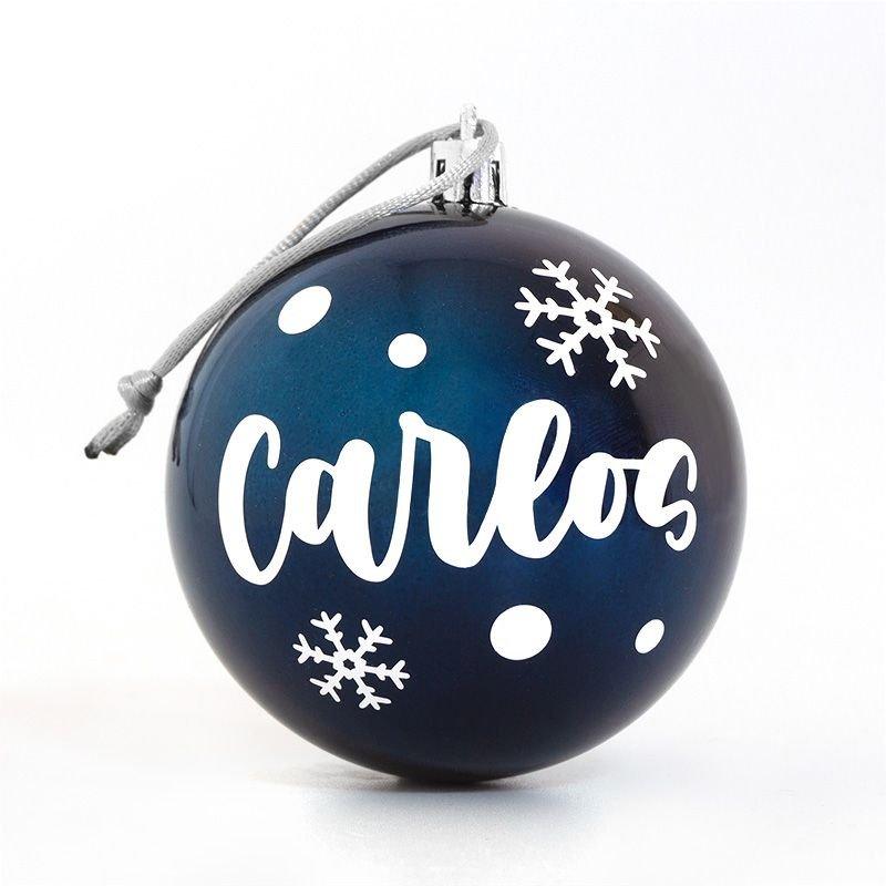 Bola de Navidad Personalizada Azul Nanetes - Nanetes #