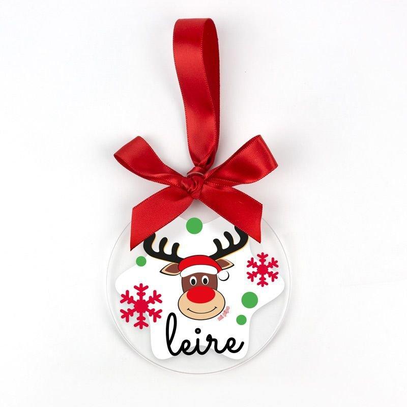 Bola Navidad Personalizada Rudolf - Nanetes #