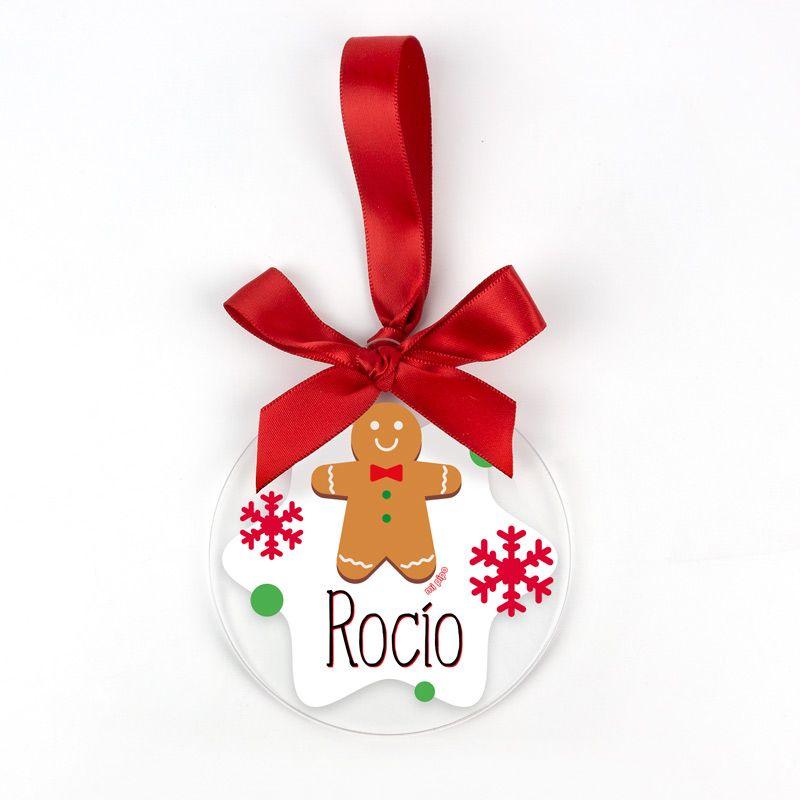 Bola Navidad Personalizada Jengibre - Nanetes #