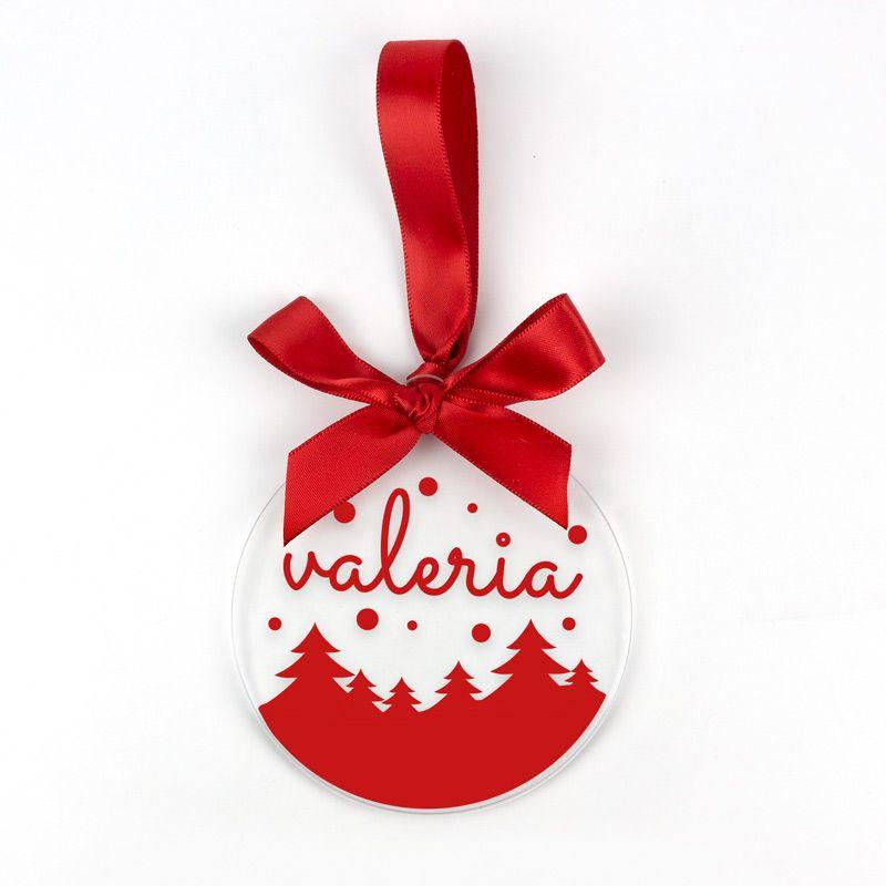 Bola Navidad Personalizada Rojo - Nanetes #