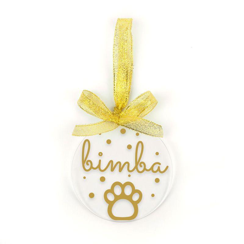 Bola Navidad Personalizada Huella - Nanetes #