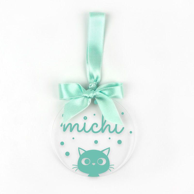 Bola Navidad Personalizada Gato - Nanetes #