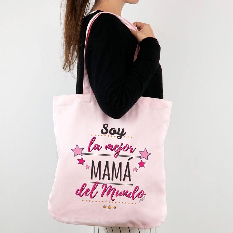 Bolso Tela Soy la mejor Mama Mi Pipo - Nanetes #