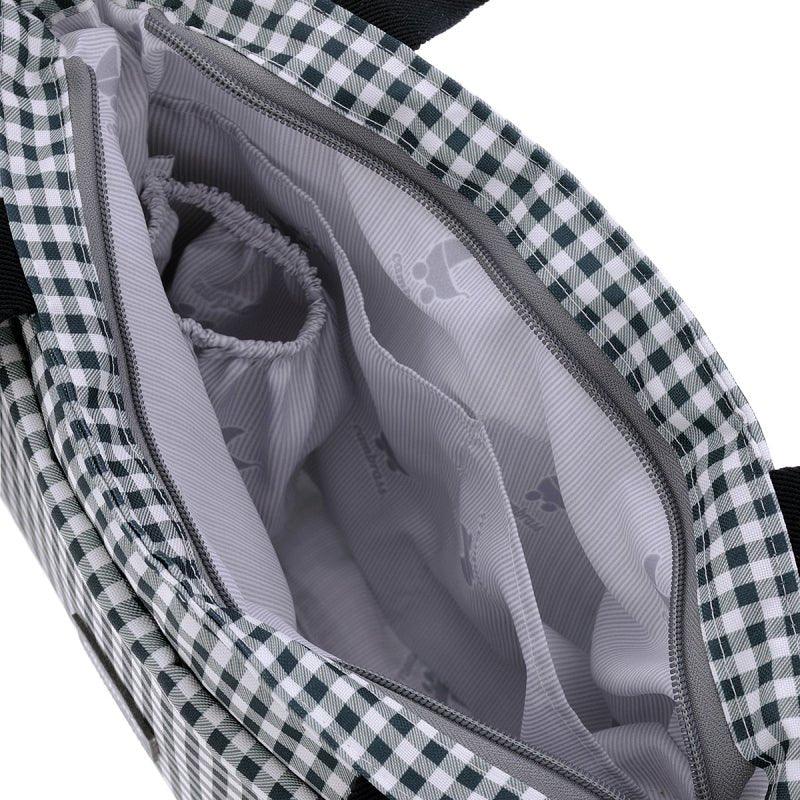 Bolso Carro Bebe Vichy Negro Organizador Cambrass - Nanetes #