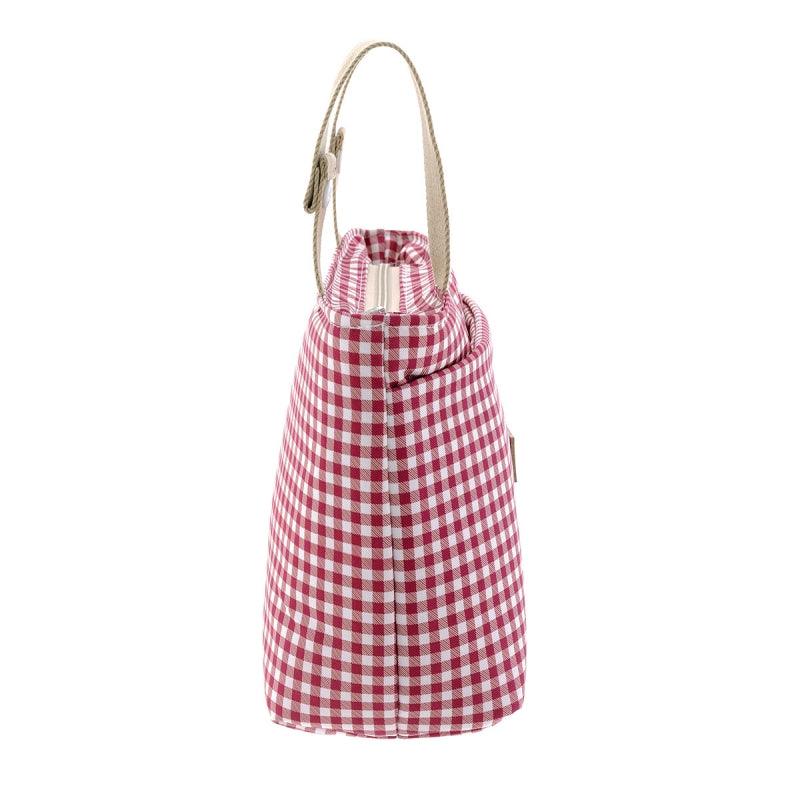 Bolso Organizador Carro Bebe Vichy Rojo Cambrass - Nanetes #