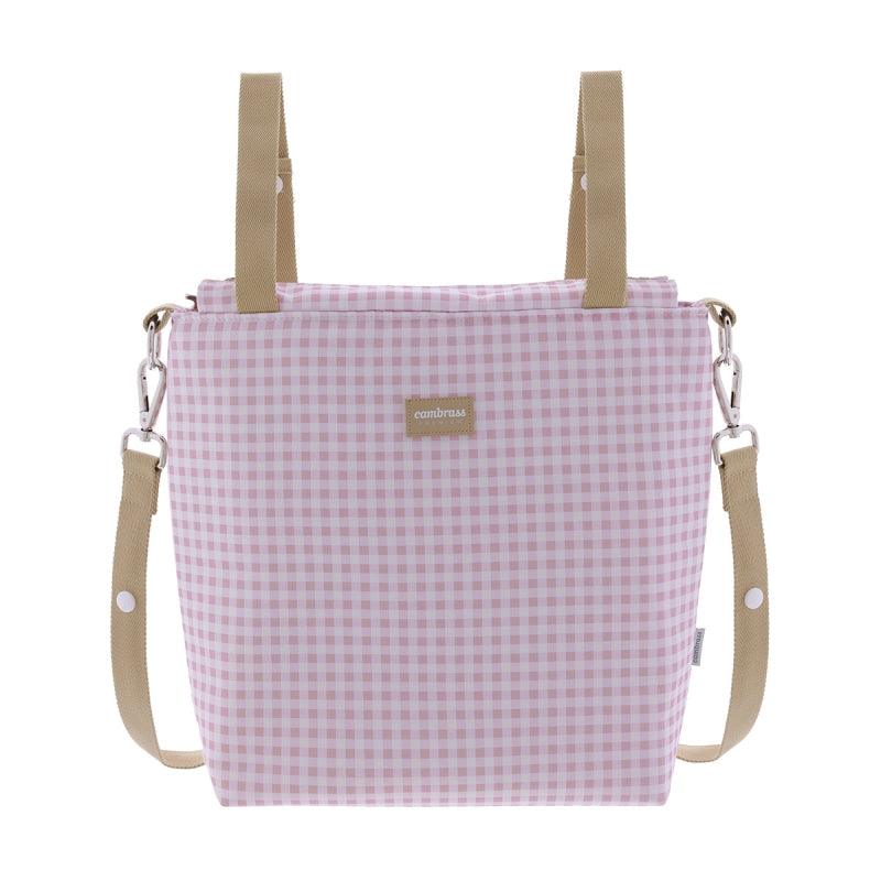 Bolso Panera Carro Vichy Rosa Cambrass - Nanetes #