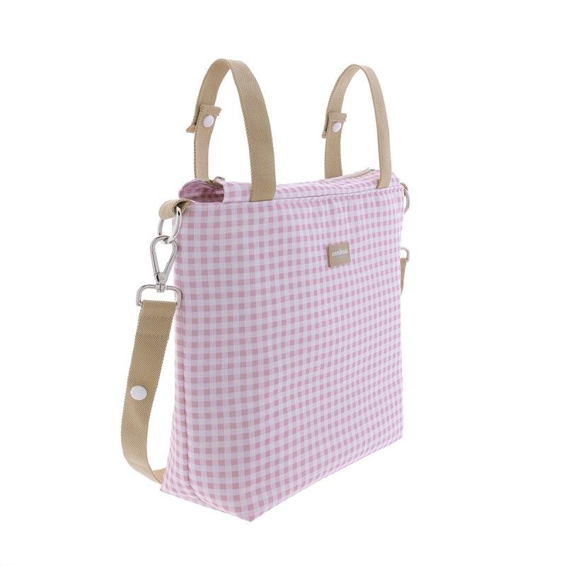 Bolso Panera Carro Vichy Rosa Cambrass - Nanetes #