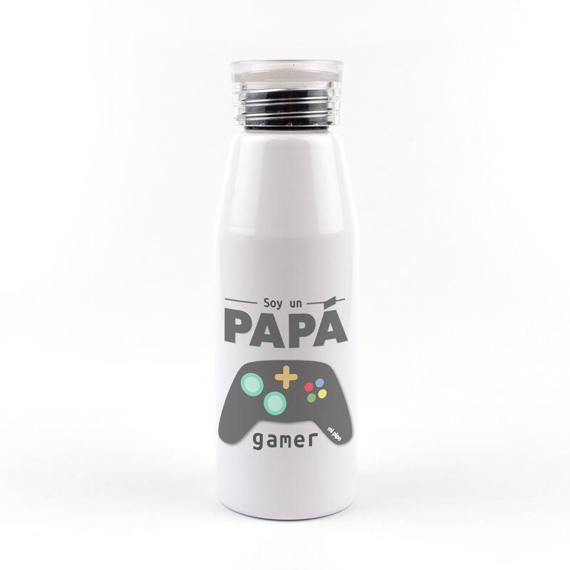 Botella Papá gamer - Nanetes #