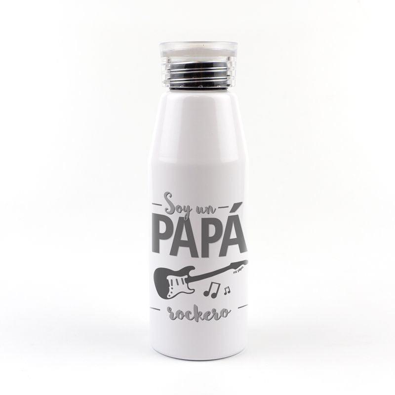 Botella Papá rockero - Nanetes #