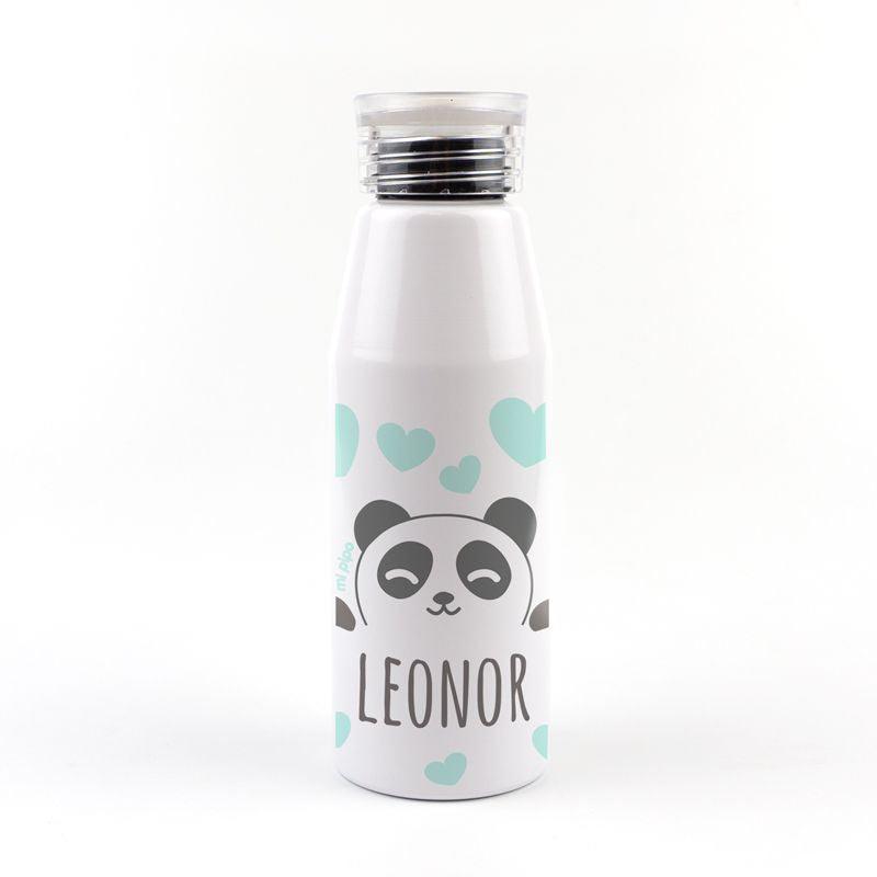 Botella personalizada aluminio Panda - Nanetes #