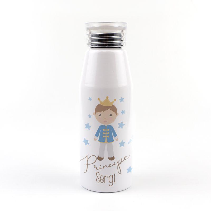 Botella personalizada aluminio Príncipe - Nanetes #