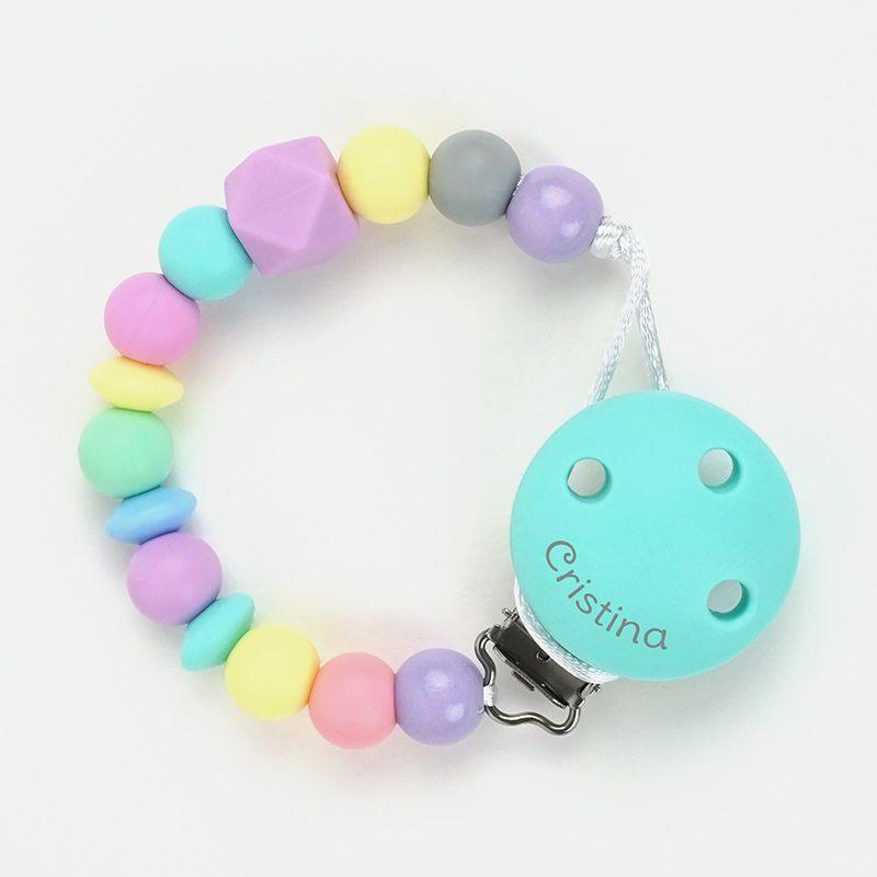 Chupetero Silicona Personalizado en el Clip Mi Pipo Candy - Nanetes #