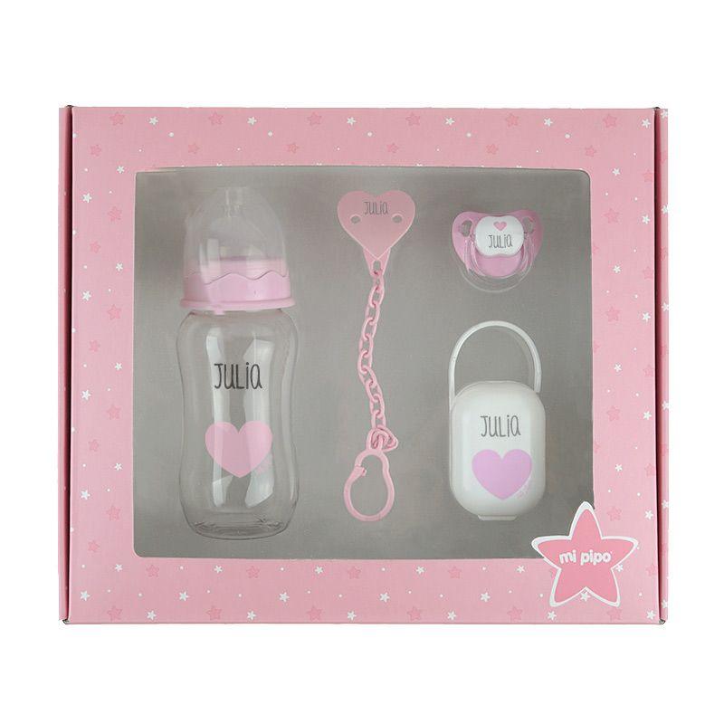 Caja Regalo Bebé My Basics 300 Rosa Mi Pipo - Nanetes #
