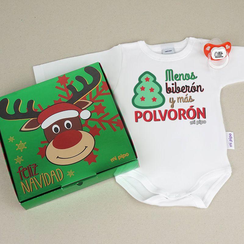 Caja Regalo Navidad Mi Pipo Menos biberon mas Polvoron - Nanetes #