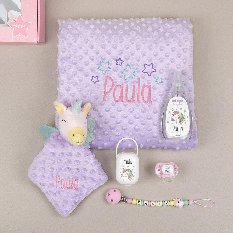 Caja regalo bebé premium unicornio Mi Pipo - Nanetes #