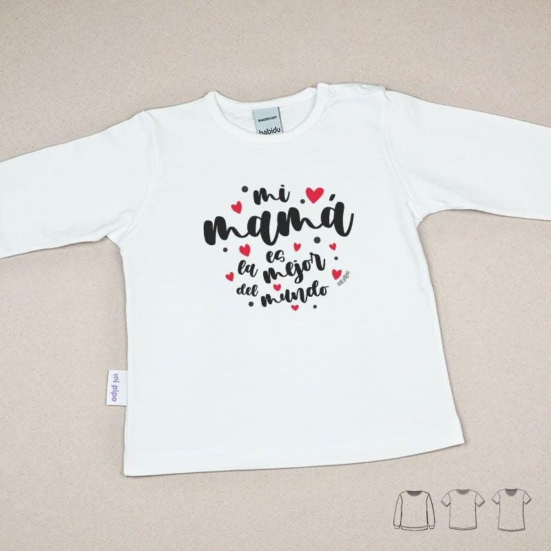 Camiseta Mama la mejor del mundo Mi Pipo - Nanetes #