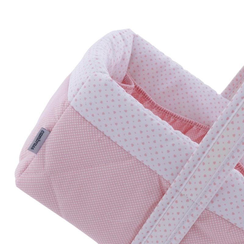 Cesta Higiene Bebé Essentia Rosa Cambrass - Nanetes #