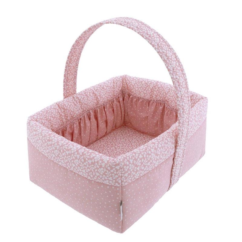 Cesta Canastilla Bebé Forest Rosa Cambrass - Nanetes #