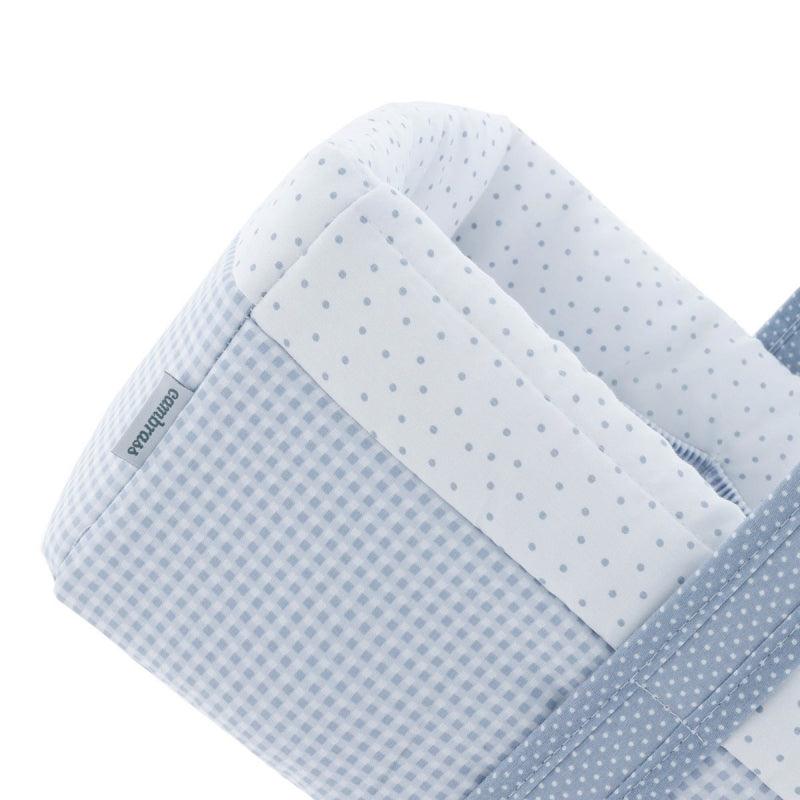 Cesta Higiene Bebé Vichy Celeste Cambrass - Nanetes #