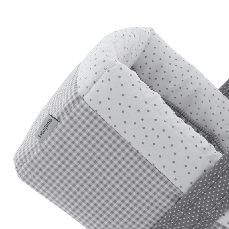 Cesta Higiene Bebé Vichy Gris Cambrass - Nanetes #