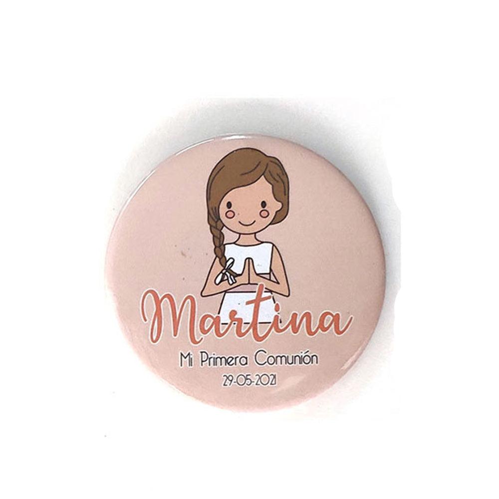 Chapa Iman Recuerdo Primera Comunión Niña - Nanetes #