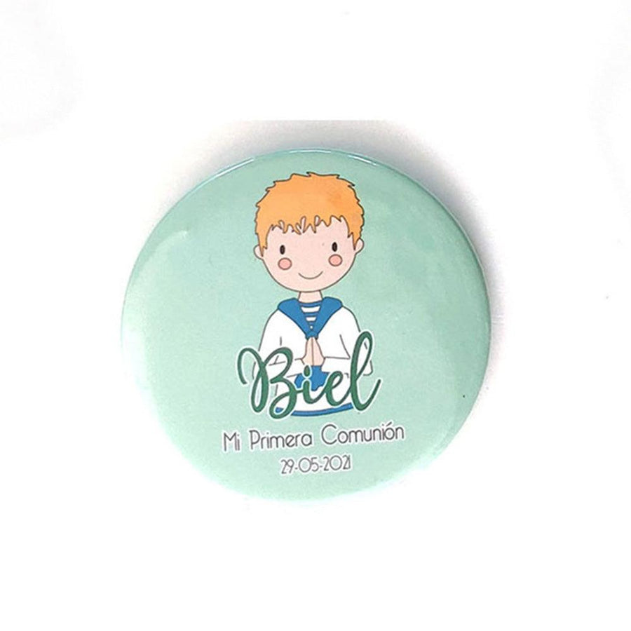 Chapa Iman Recuerdo Primera Comunión Niño - Nanetes #