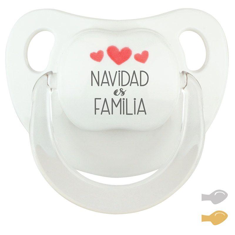 Chupete Navidad Bebe Mi Pipo Navidad es Familia - Nanetes #