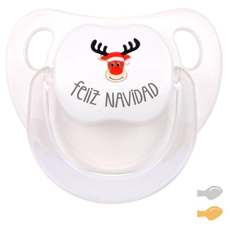 Chupete Navidad Bebe Mi Pipo Feliz Navidad Reno Rudolf - Nanetes #