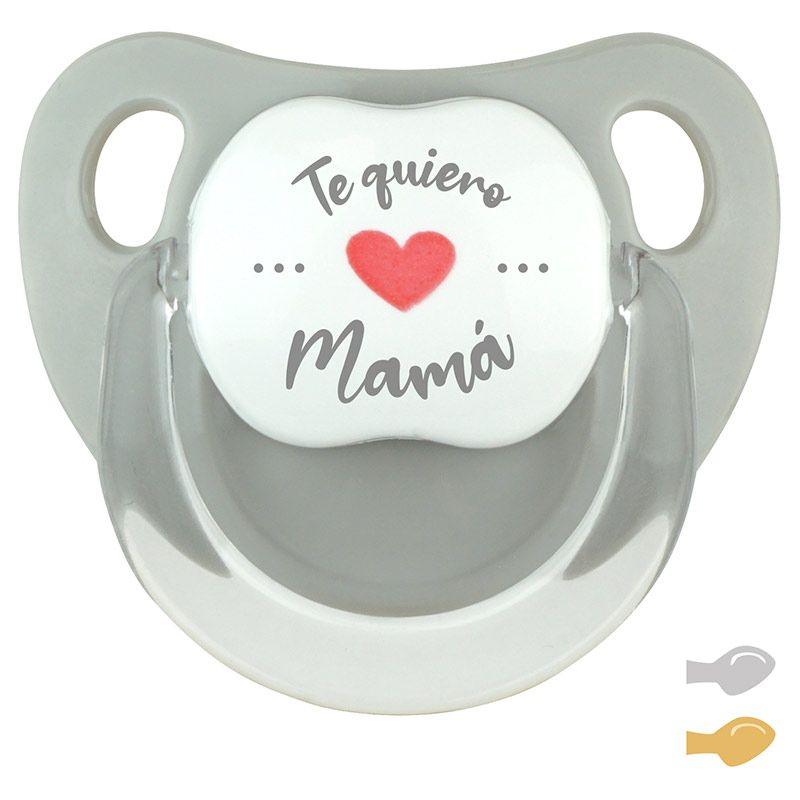 Chupete Gris Te quiero mama Mi Pipo - Nanetes #