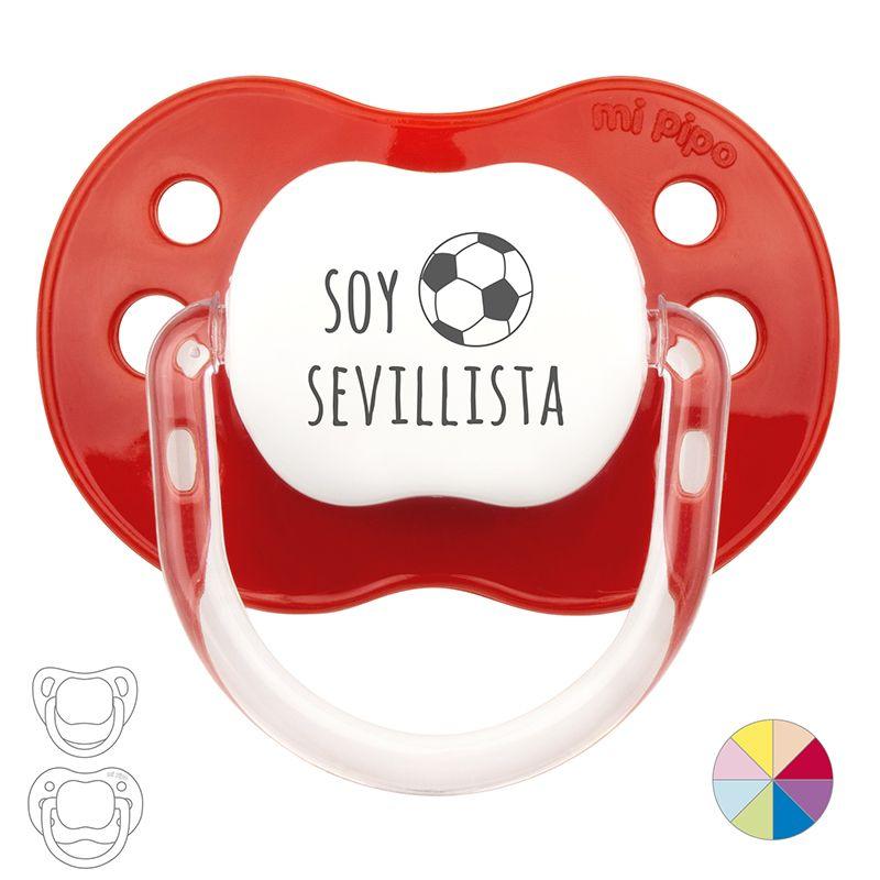 Chupete Bebé Equipos Futbol Mi Pipo Soy Sevillista - Nanetes #
