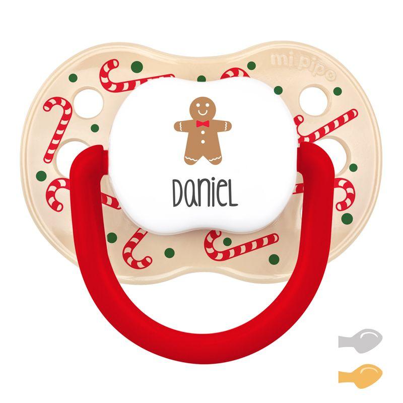 Chupete Navidad Personalizado Bastones - Nanetes #