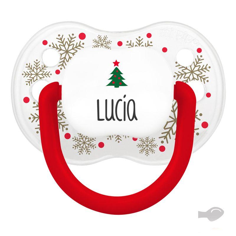 Chupete Navidad Cristal Copos - Nanetes #