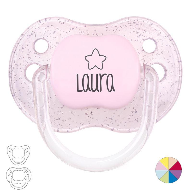 Chupete Personalizado Bebé Mi Pipo New Classic Estrella - Nanetes #