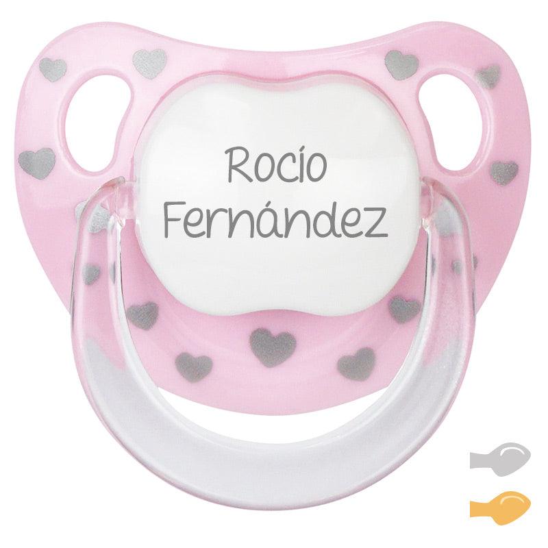 Chupete Personalizado Bebé Mi Pipo Baby Chic Rosa - Nanetes #