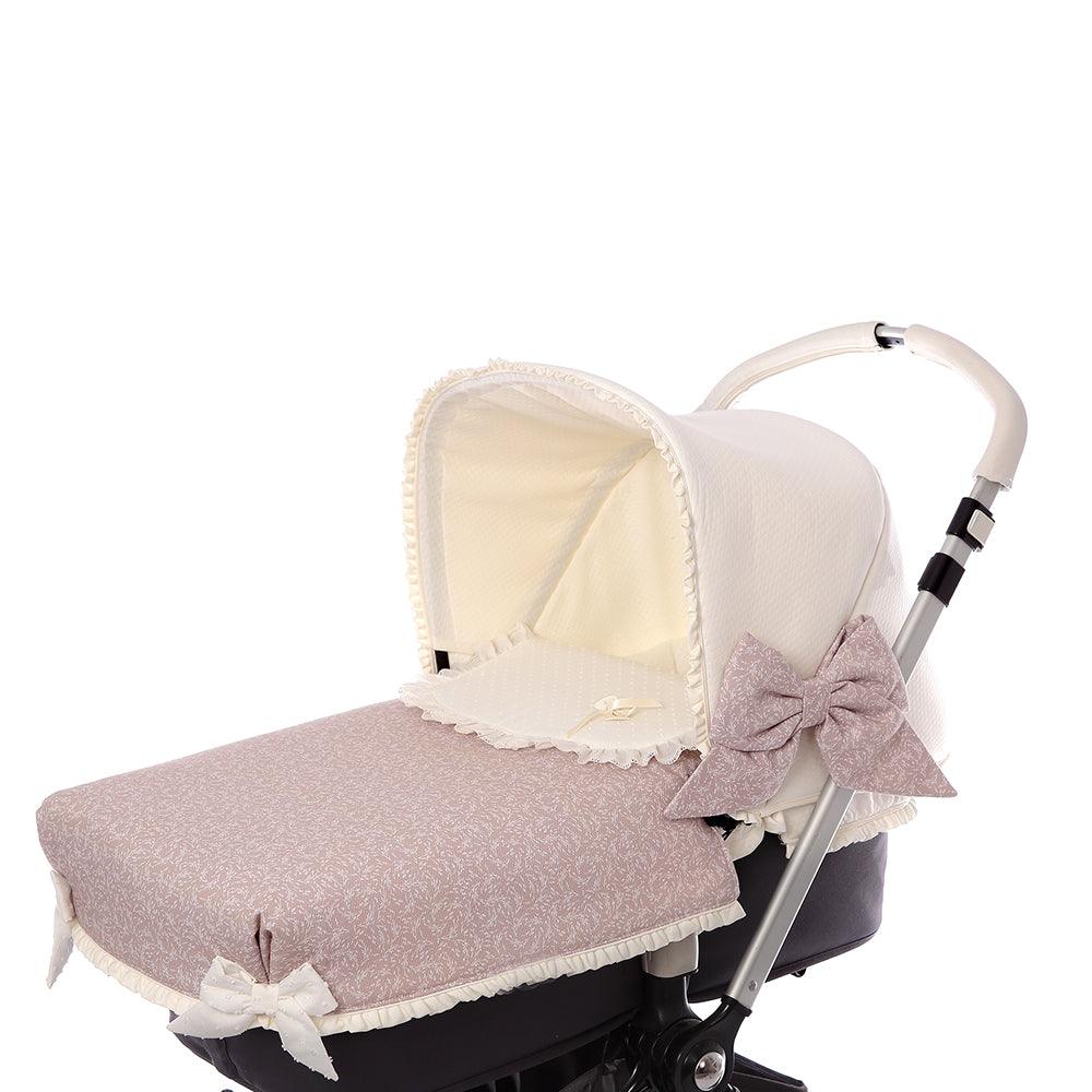 Colcha Capazo Bebé A Medida Carro 206 Camel Bebiti by Nanetes - Nanetes #