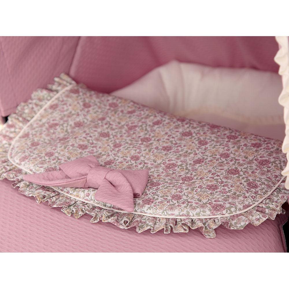 Colcha Capazo Bebé A Medida Carro 207 Flores Maquillaje Bebiti by Nanetes - Nanetes #