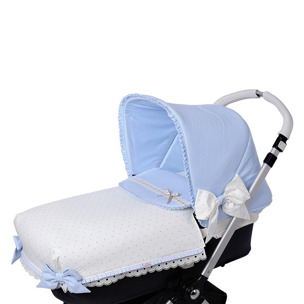 Colcha Capazo A Medida Carro Bebé 684 Plumeti Piqué By Nanetes - Nanetes #