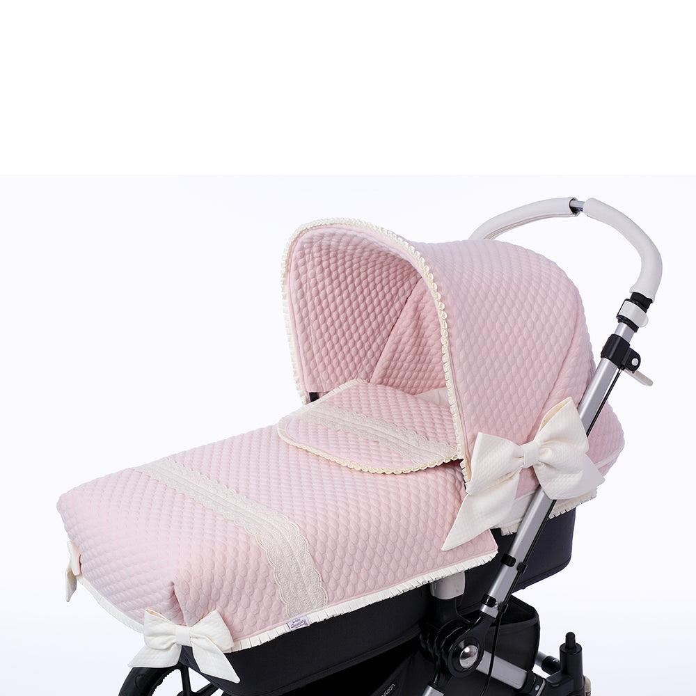 Colcha Capazo A Medida Carro Bebé 768 Acolchada Rombos Bebiti By Nanetes - Nanetes #