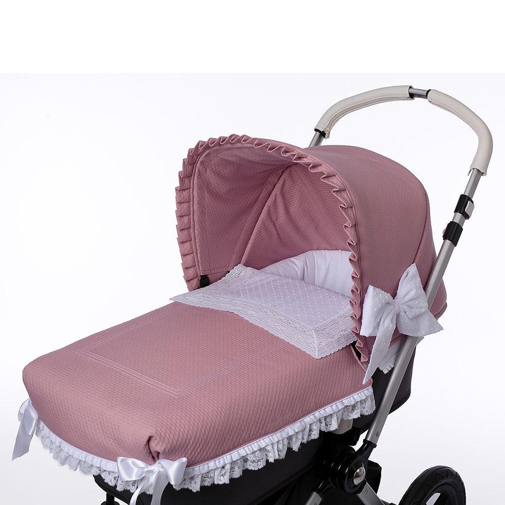 Colcha Capazo Carro Bebé Napoles Maquillaje Valencienne Bebiti By Nanetes - Nanetes #