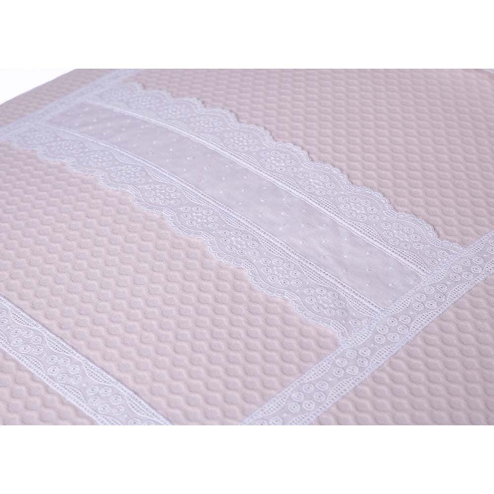 Colcha Capazo A Medida Carro Bebé Napoles Rosa Empolvado Bebiti By Nanetes - Nanetes #