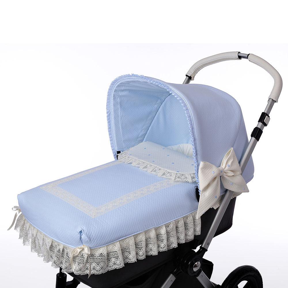 Colcha Capazo A Medida Carro Bebé Rosello Puntillon Bebiti By Nanetes - Nanetes #