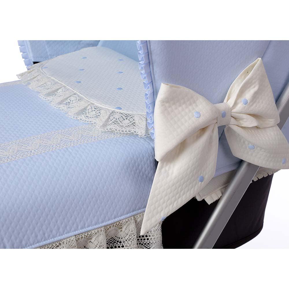 Colcha Capazo A Medida Carro Bebé Rosello Puntillon Bebiti By Nanetes - Nanetes #