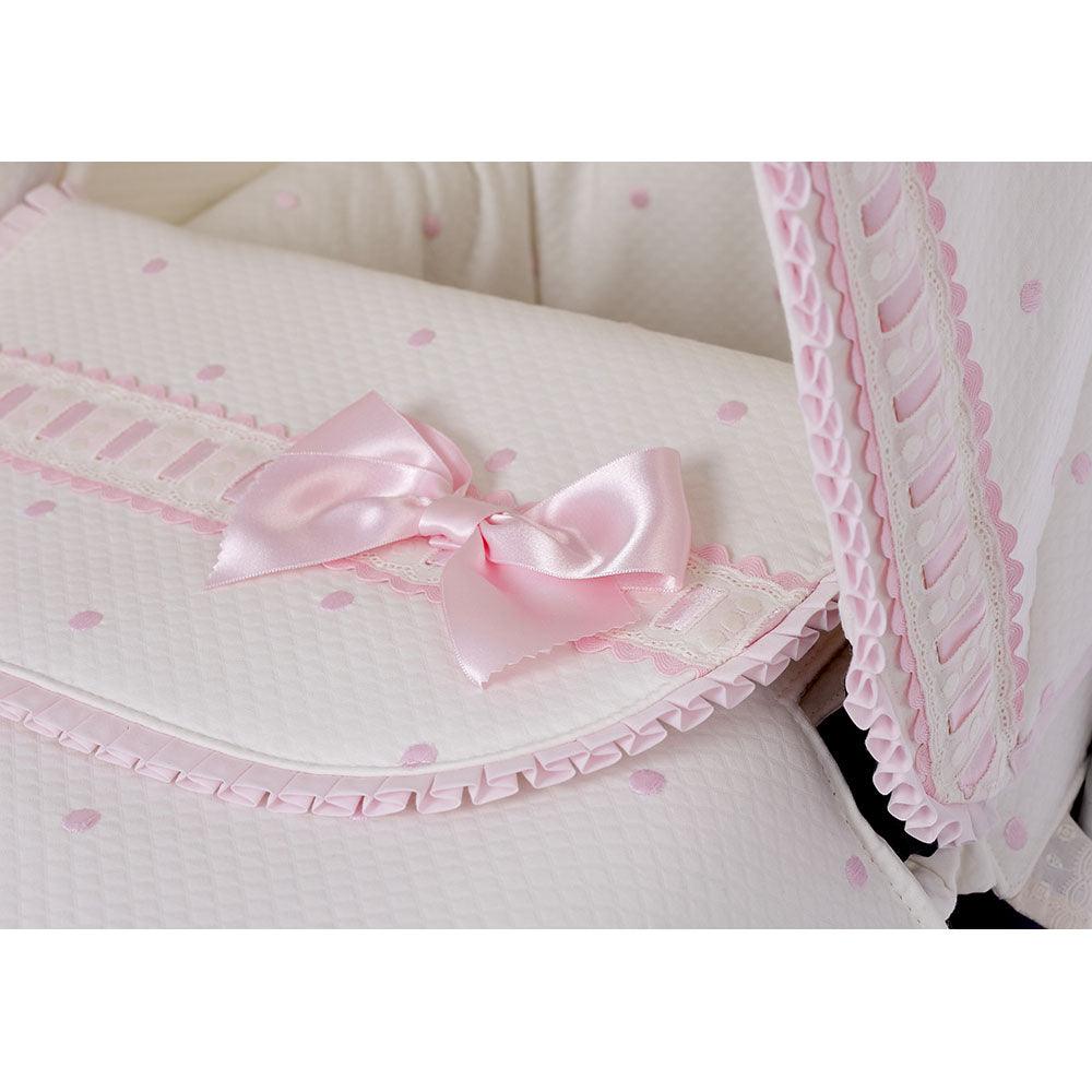 Colcha Capazo A Medida Carro Bebé 828 Topos Beige Bebiti By Nanetes - Nanetes #