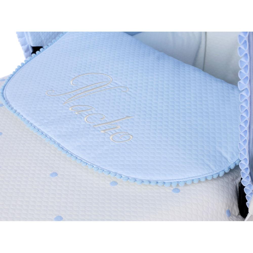 Colcha Capazo A Medida Carro Bebé 828 Nombre Bebiti By Nanetes - Nanetes #